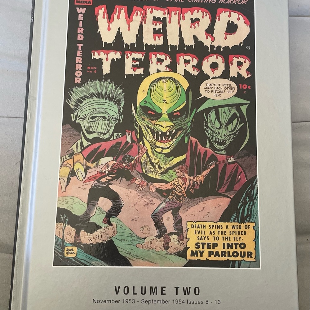 Weird Terror Volume Two Graphic Hardcover - Bold Horror Cover